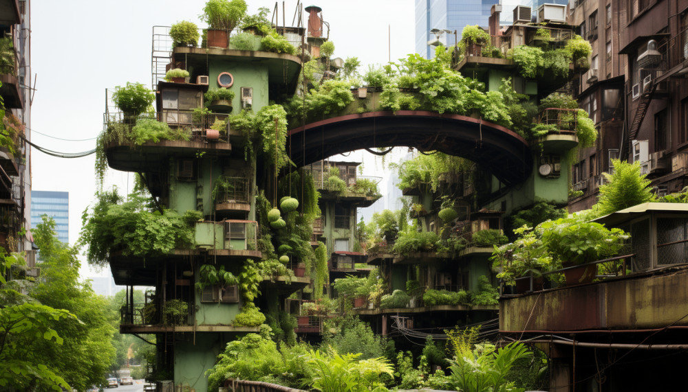 Jardin - La magie des jardins suspendus dans les villes